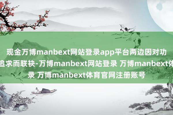 现金万博manbext网站登录app平台两边因对功能性诡计的共同追求而联袂-万博manbext网站登录 万博manbext体育官网注册账号