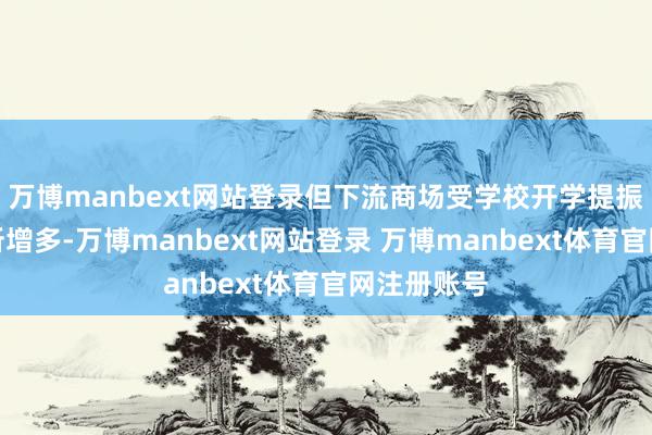 万博manbext网站登录但下流商场受学校开学提振拿货量有所增多-万博manbext网站登录 万博manbext体育官网注册账号